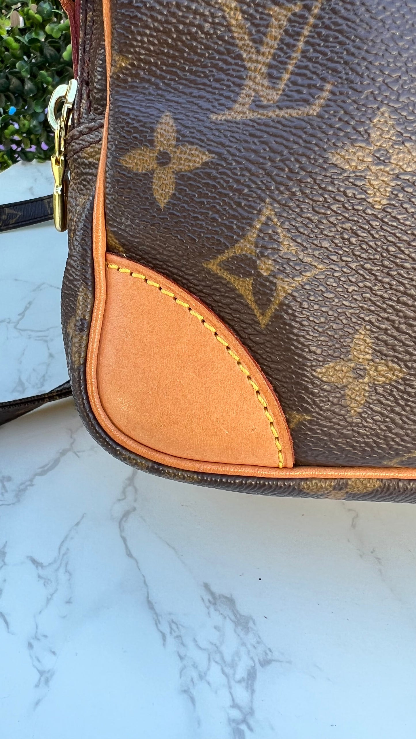 Amazone Monogram Canvas Crossbody Bag