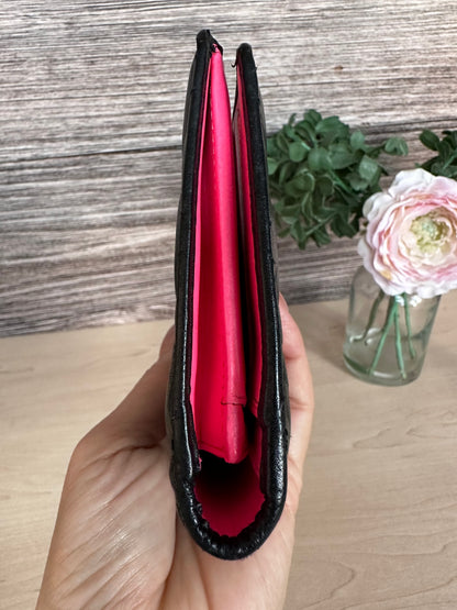 Chanel Black Cambon Ligne Bifold Long Wallet