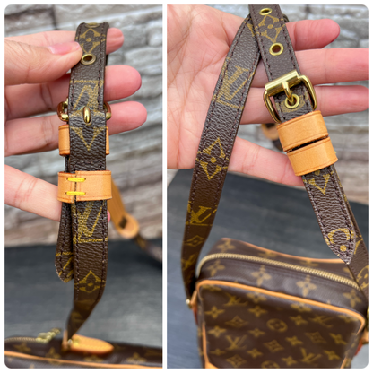 Danube PM Crossbody Monogram Canvas