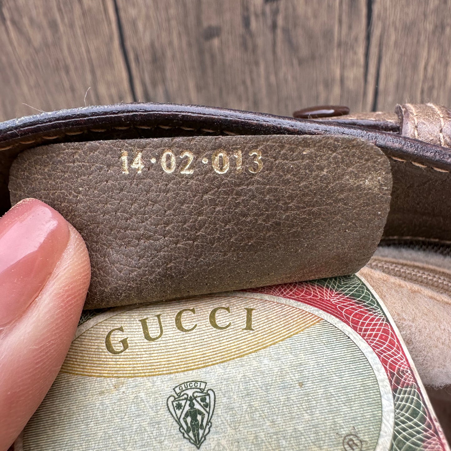Vintage Sherry Line Supreme Shoulder Bag