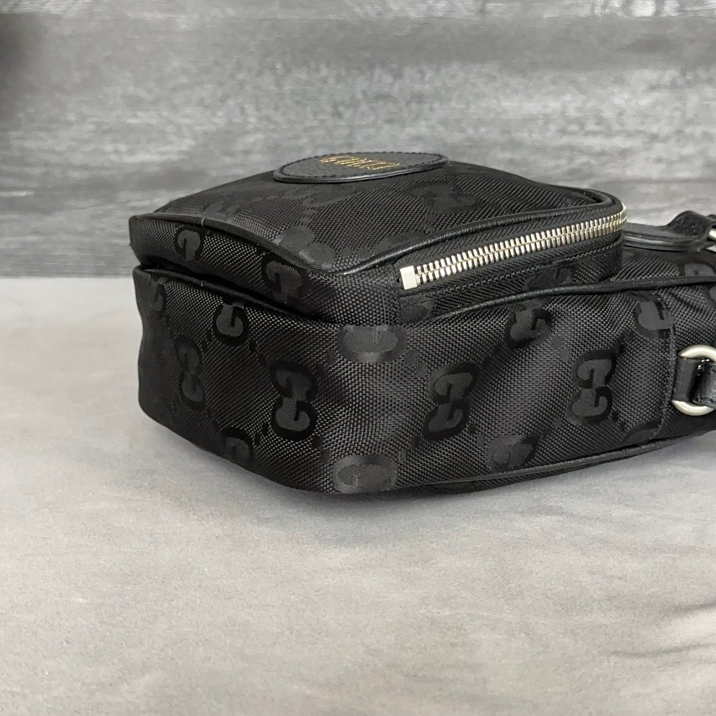 GG Black Econyl Off The Grid Crossbody Bag