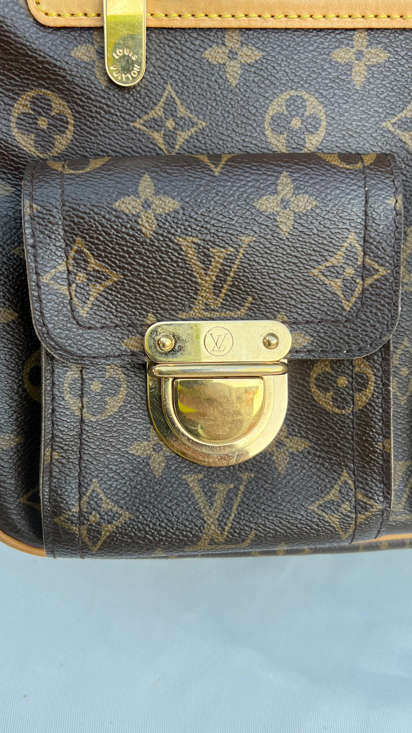 Hudson GM Crossbody Bag With Two Straps Monogram Canvas