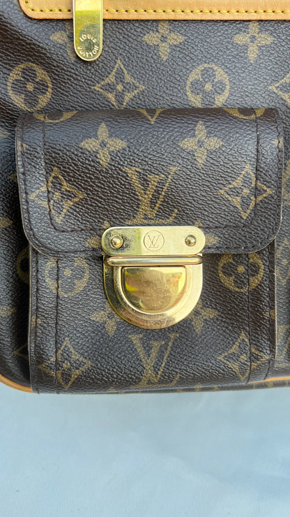 Hudson GM Crossbody Bag With Two Straps Monogram Canvas
