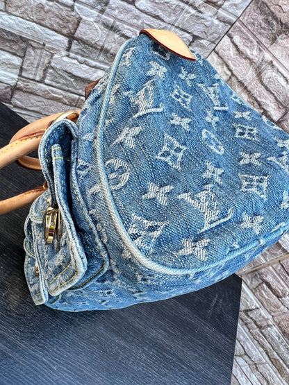 Blue Denim Neo Speedy Bag
