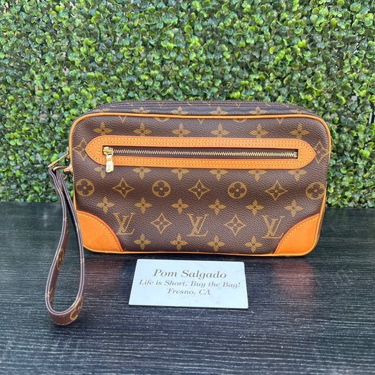 Marly Dragonne Monogram Clutch