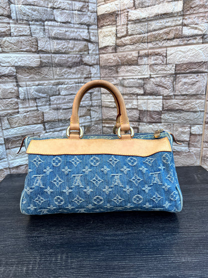 Blue Denim Neo Speedy Bag