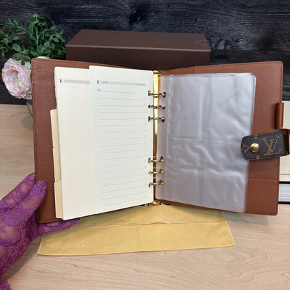Vintage Agenda GM Day Planner Monogram