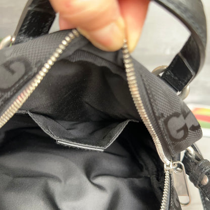 GG Black Econyl Off The Grid Crossbody Bag