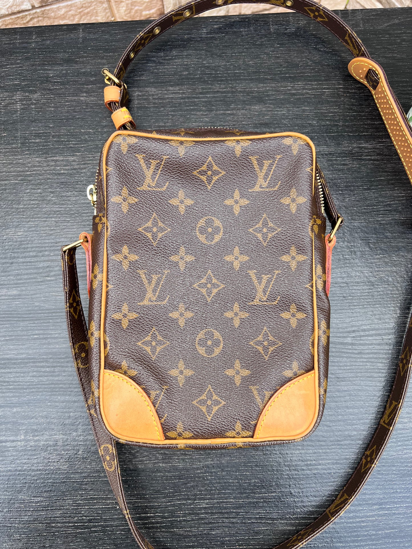 Danube PM Crossbody Monogram Canvas
