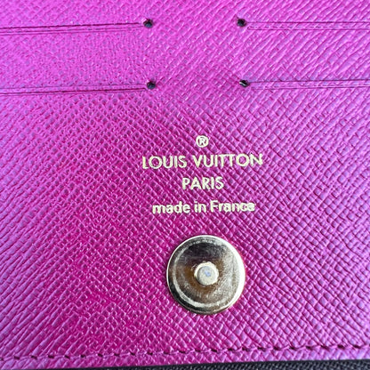 Adele Fuchsia Monogram Canvas Wallet