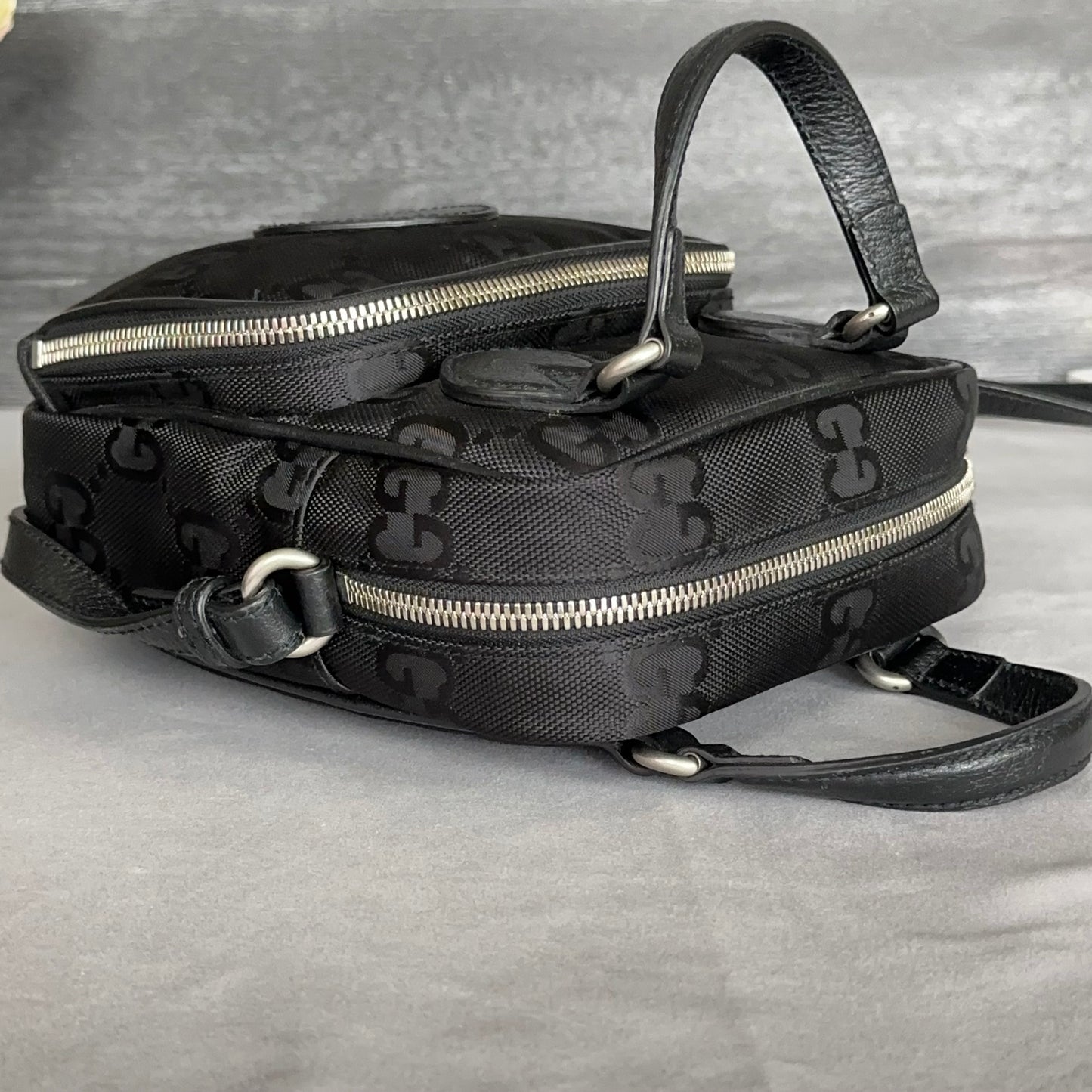 GG Black Econyl Off The Grid Crossbody Bag