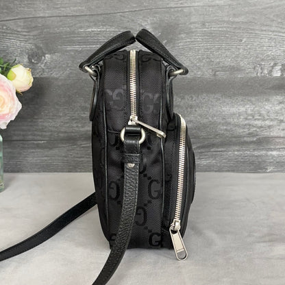 GG Black Econyl Off The Grid Crossbody Bag