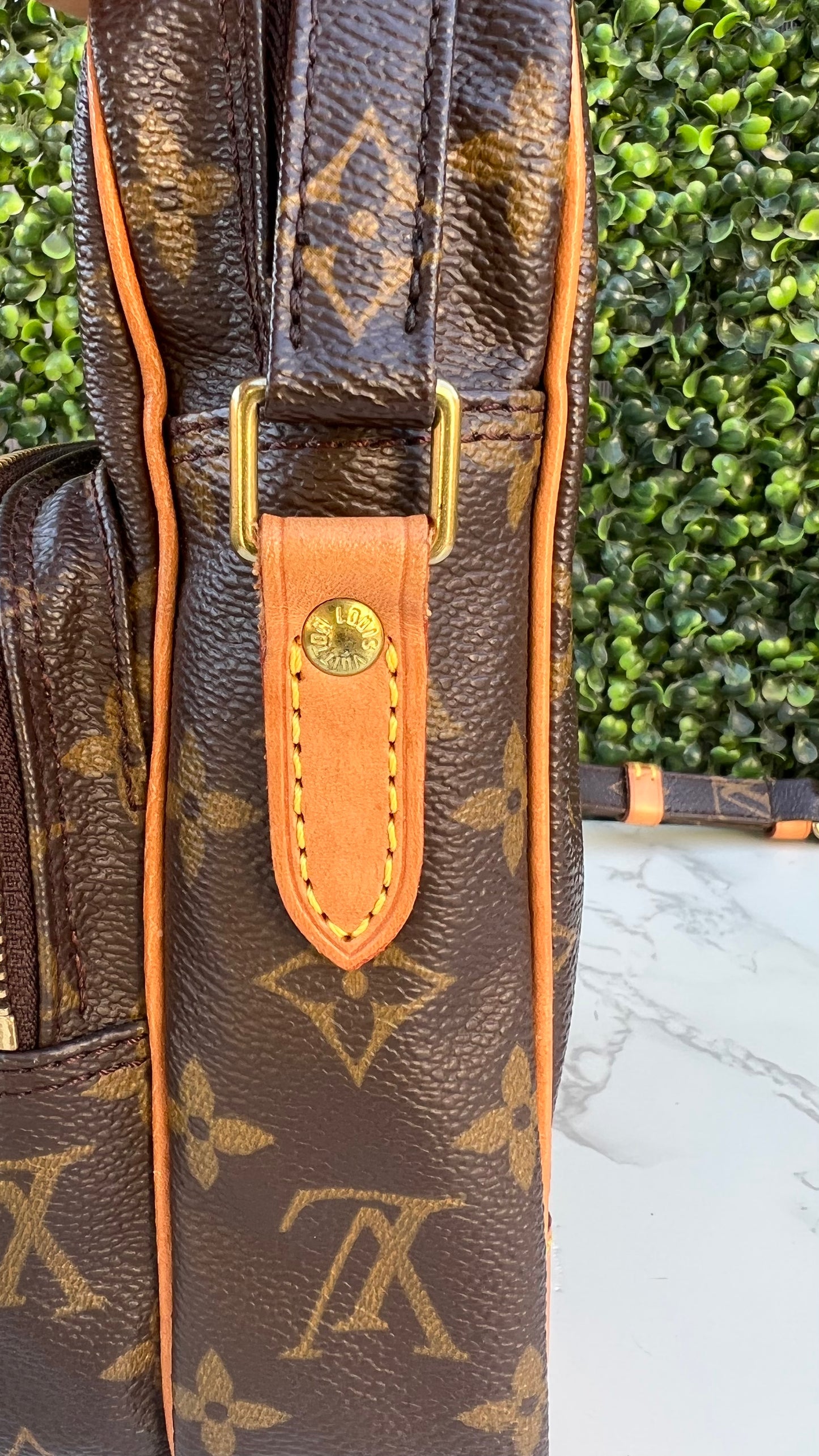 Amazone Monogram Canvas Crossbody Bag