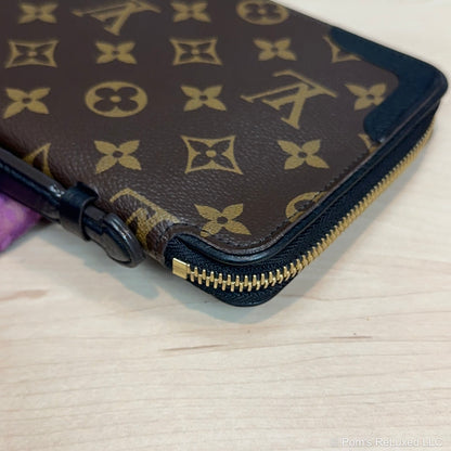 Daily Travel Organizer Wallet Monogram Canvas Noir