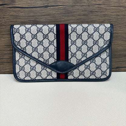 Vintage GG Envelope Coated Canvas Clutch
