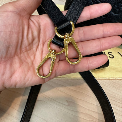 Montaigne BB Black Empreinte Leather