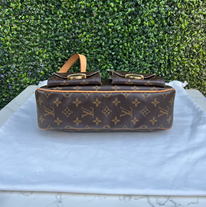 Hudson GM Crossbody Bag With Two Straps Monogram Canvas